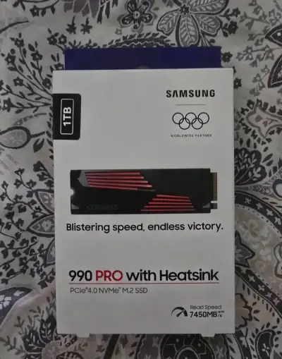 Samsung SSD 990 PRO 1TB s Heatsinkem – NOVÝ, nerozbalený