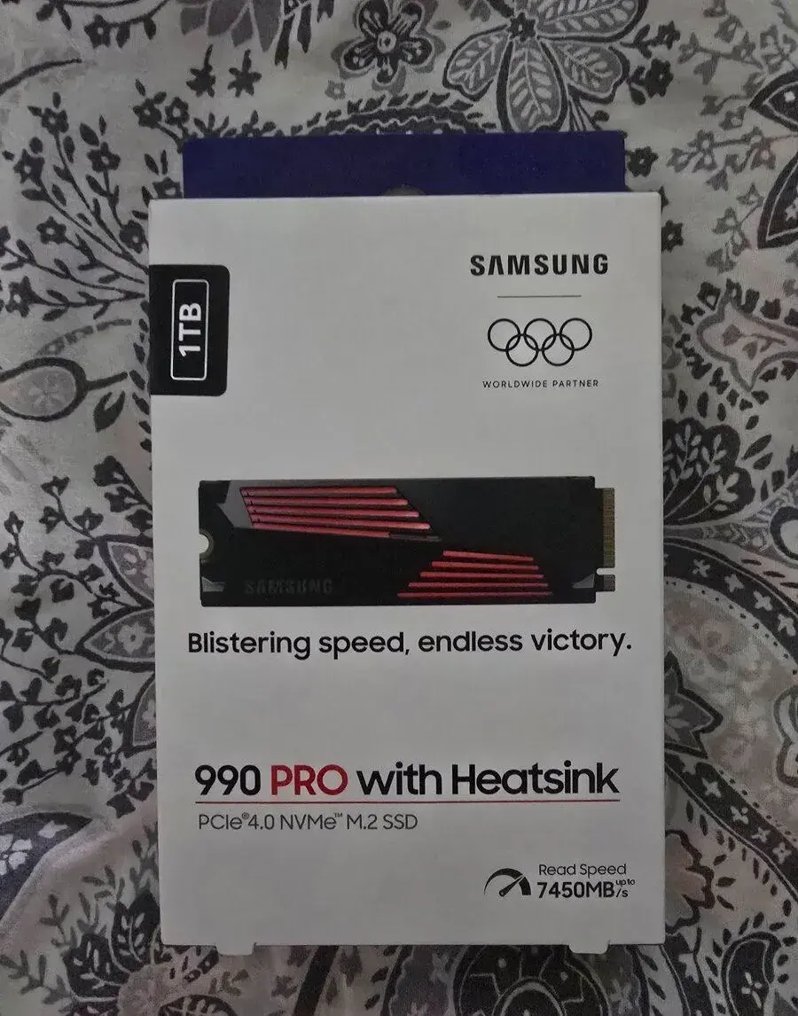 Samsung SSD 990 PRO 1TB s Heatsinkem – NOVÝ, nerozbalený