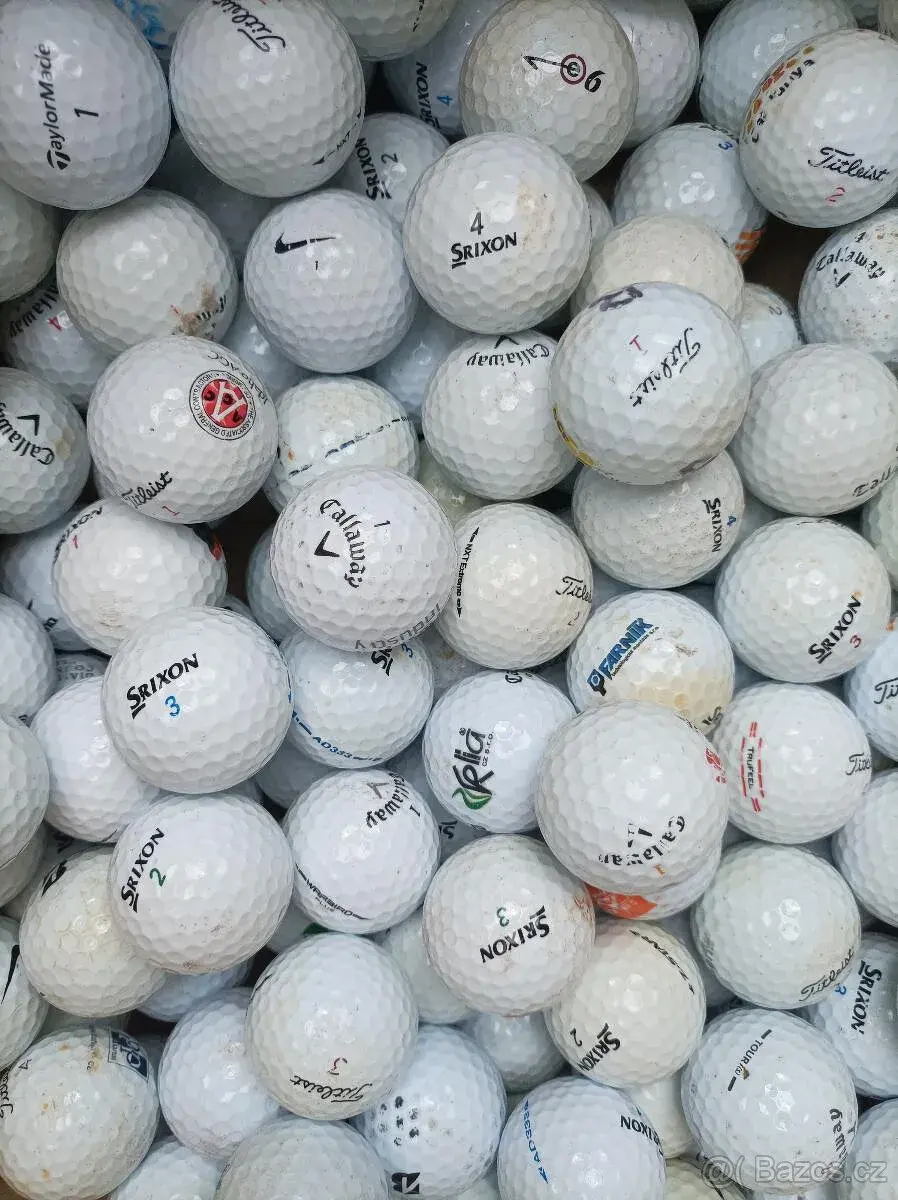 Hrané golfové míčky - třída B, premiové značky (100ks)