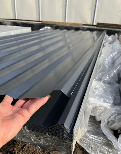 Trapézové plechy T18 antracit