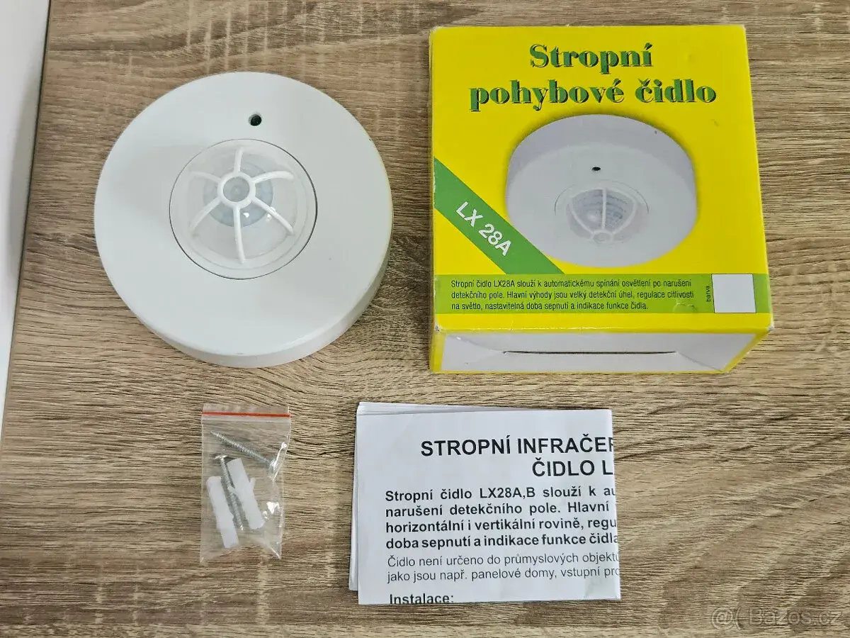 Stropní pohybové čidlo Elektrobock LX 28A - Nepoužívané