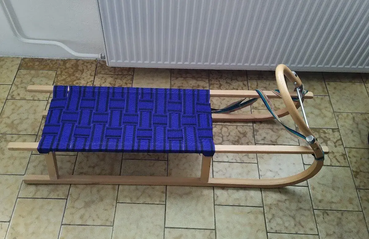 Dřevěné sáně 120 cm