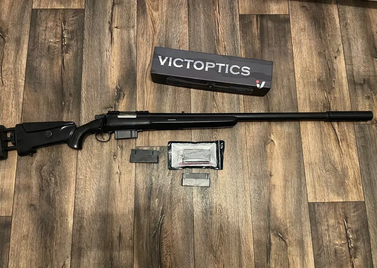 M24 CA airsoft sniper, puskohled