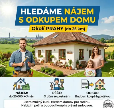 DLOUHODOBÝ NÁJEM DOMU S MOŽNOSTÍ BUDOUCÍHO PŘEVODU DO 25 Km