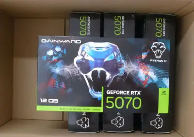 Nová GAINWARD GeForce RTX 5070 Python III - Pečetěno, záruka