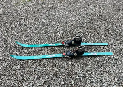 Dětské běžky Tecno 140 cm + boty