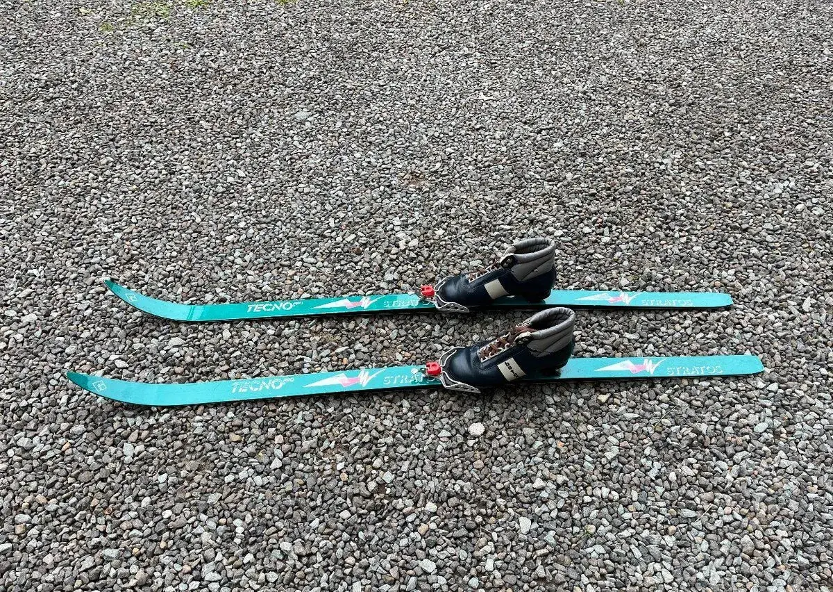 Dětské běžky Tecno 140 cm + boty