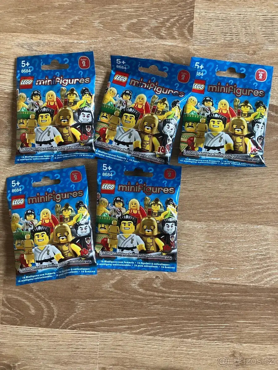 LEGO Minifigures Series 2 – Spartan Warrior 5× SEALED