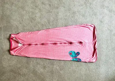 LETNÍ dětský spací pytel Zahrada 100% BAVLNA 6-10 let, 150cm