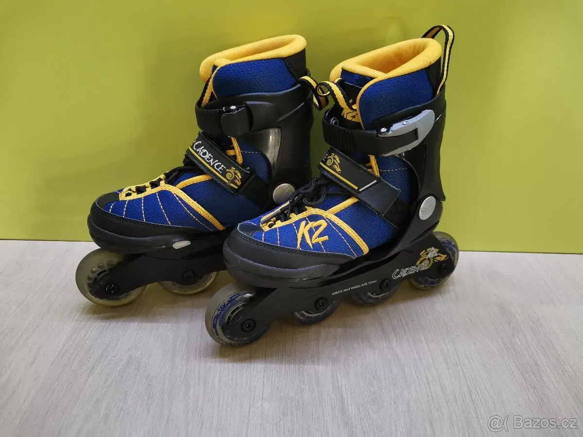 dětské inline brusle K2 nastavitelná vel. 29-34