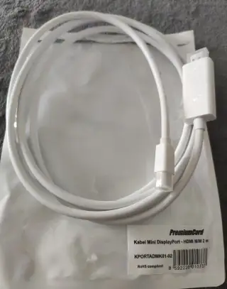 Kabel HDMI na mini DisplayPort