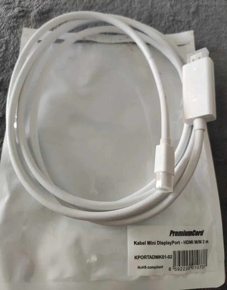 Kabel HDMI na mini DisplayPort