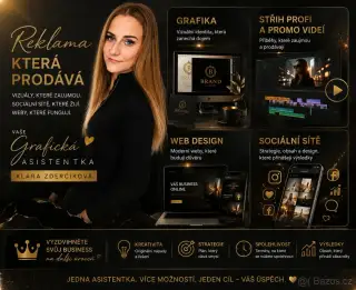 Grafika,střih profi i promo videí,web design,sociální sítě