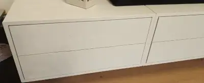 EKET skříňka se 2 zásuvkami bílá, 70x35x35 NOVÁ