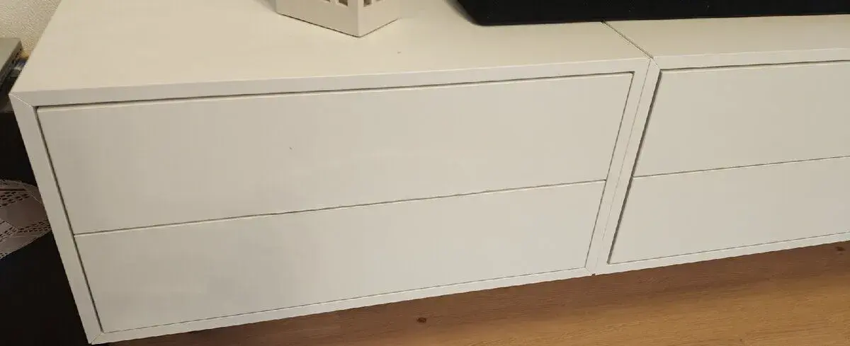 EKET skříňka se 2 zásuvkami bílá, 70x35x35 NOVÁ
