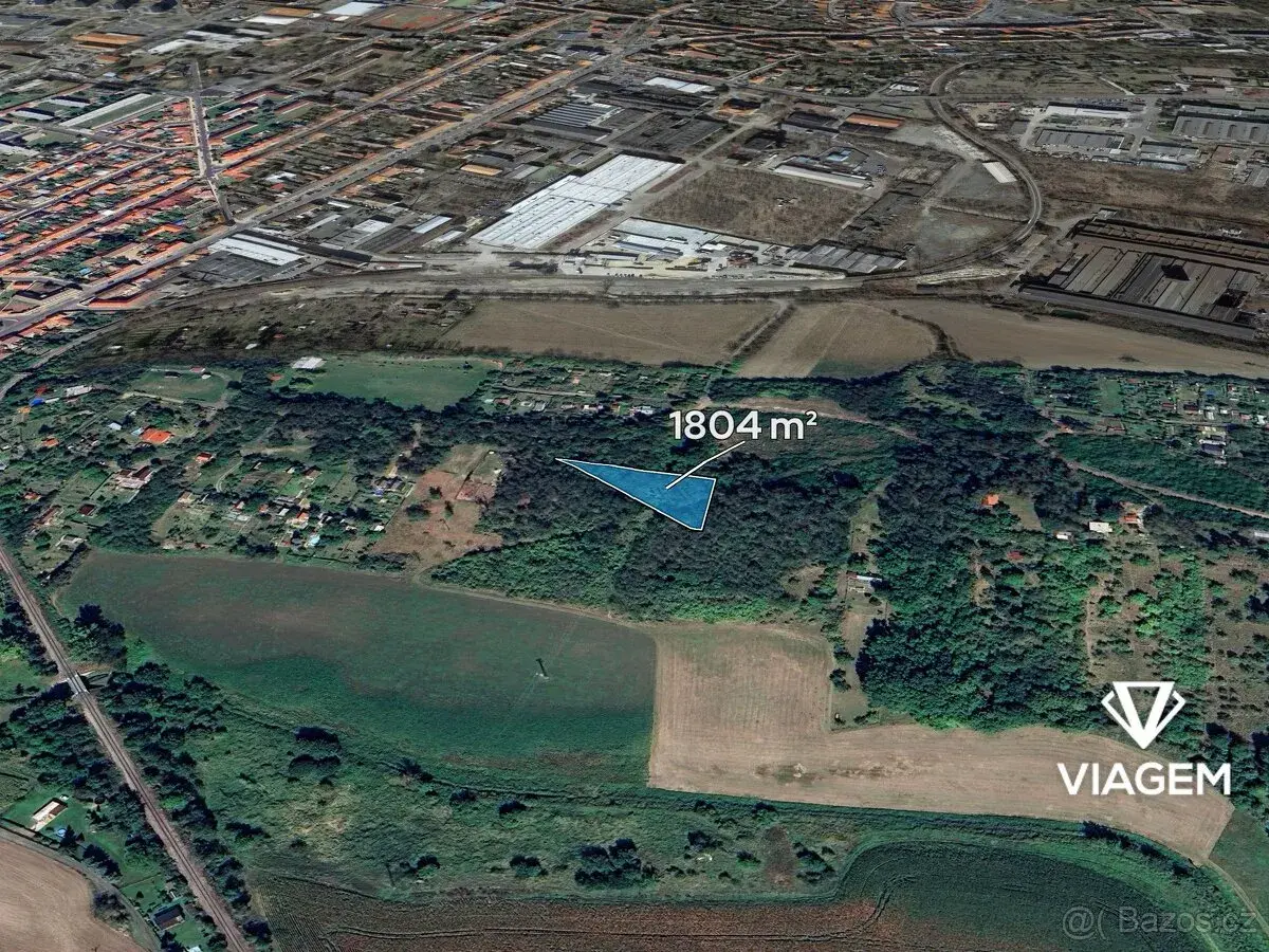 Zahrada 1 804 m², Podíl 67 % o výměře 1 203 m²