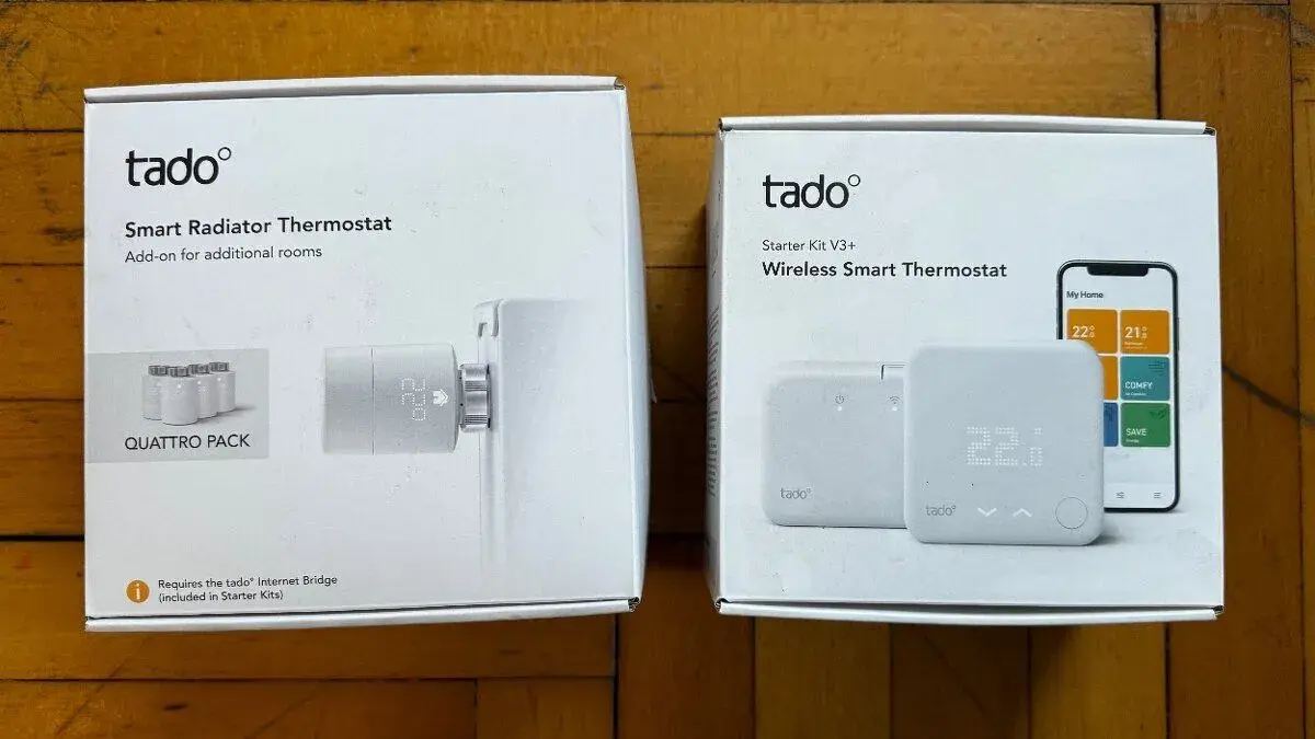 Chytré vytápění : Tado V3+ Starter kit + 4 chytré hlavice