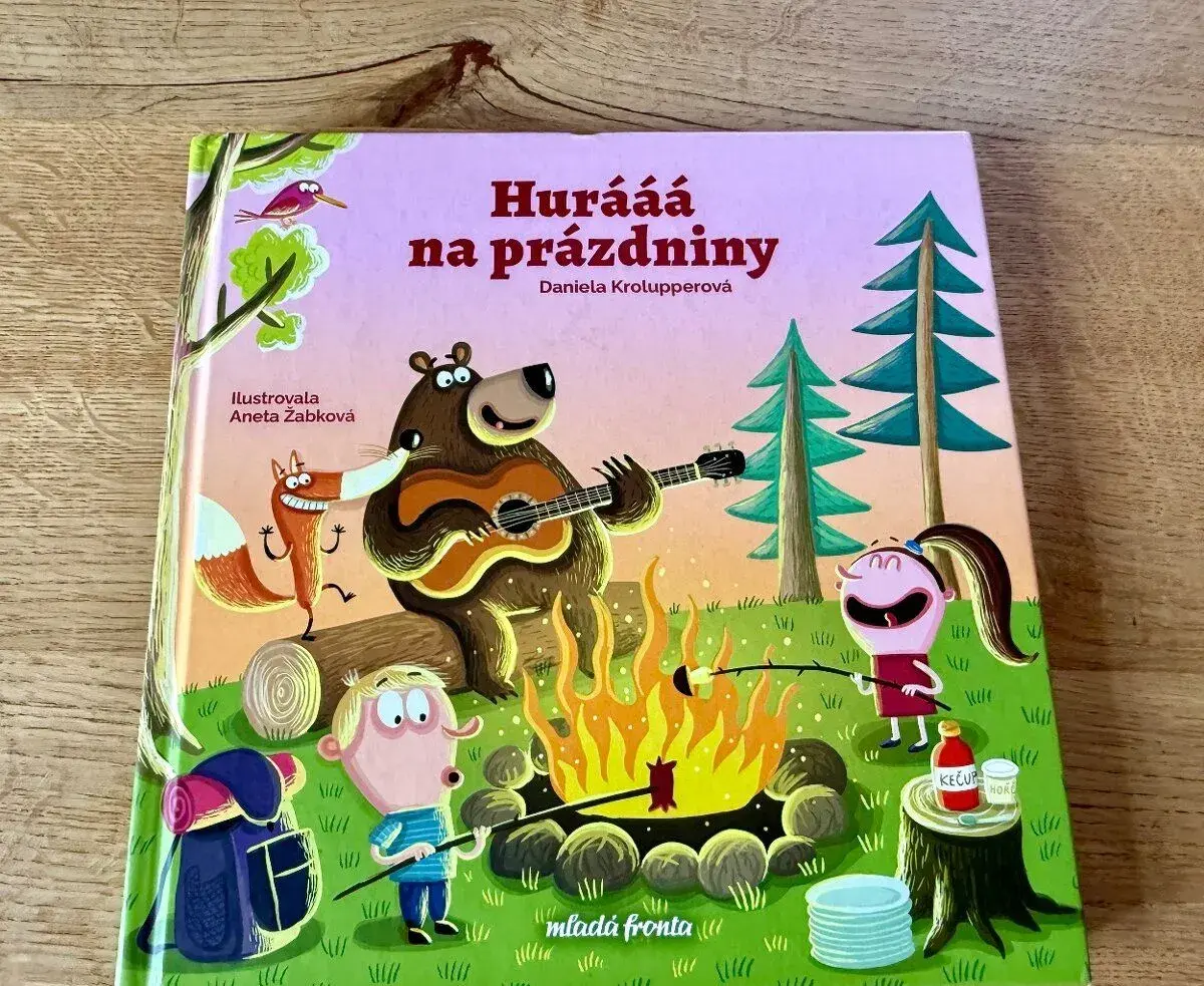 Skvělá dětská knížka Hurá na prázdniny