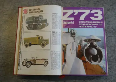 Zapisník 1973 komplet svazané