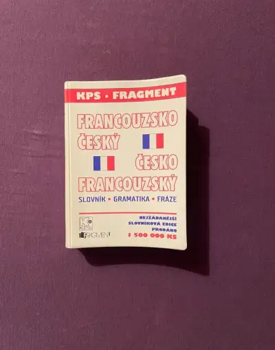 Francouzsko-český slovník Fragment