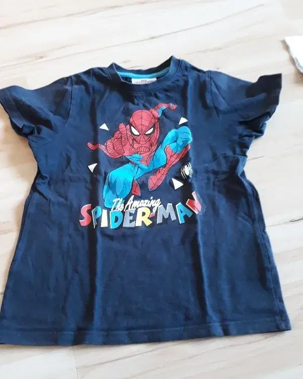 Tričko krátký rukáv Spider man vel. 122/128