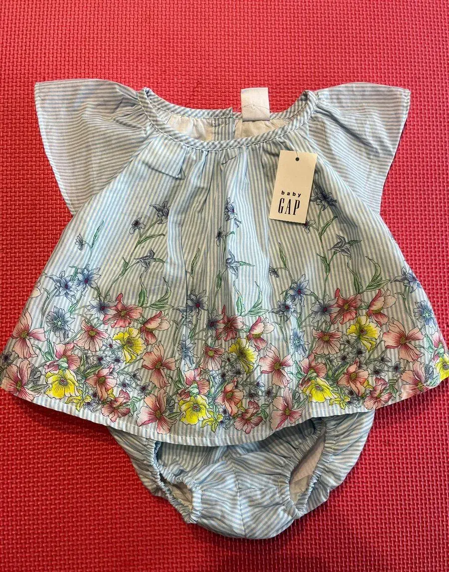 Set Gap baby tunika s kalhotkami 3-6 měsíců
