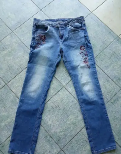 Dámské džíny, softshellové, lněné, legíny -34,36, 38, 40, 42