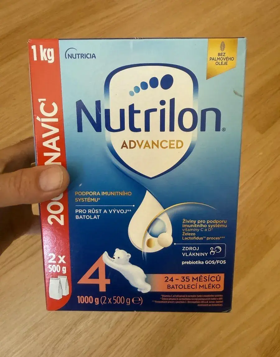 Nutrilon 4 Advanced Větší balení 1,2 kg (2x 600g) – Nové, Os