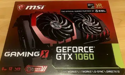 MSI Geforce GTX 1060 Gaming X 6GB