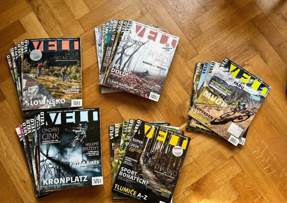 Časopis Velo (2019 - 2023, 35 výtisků)