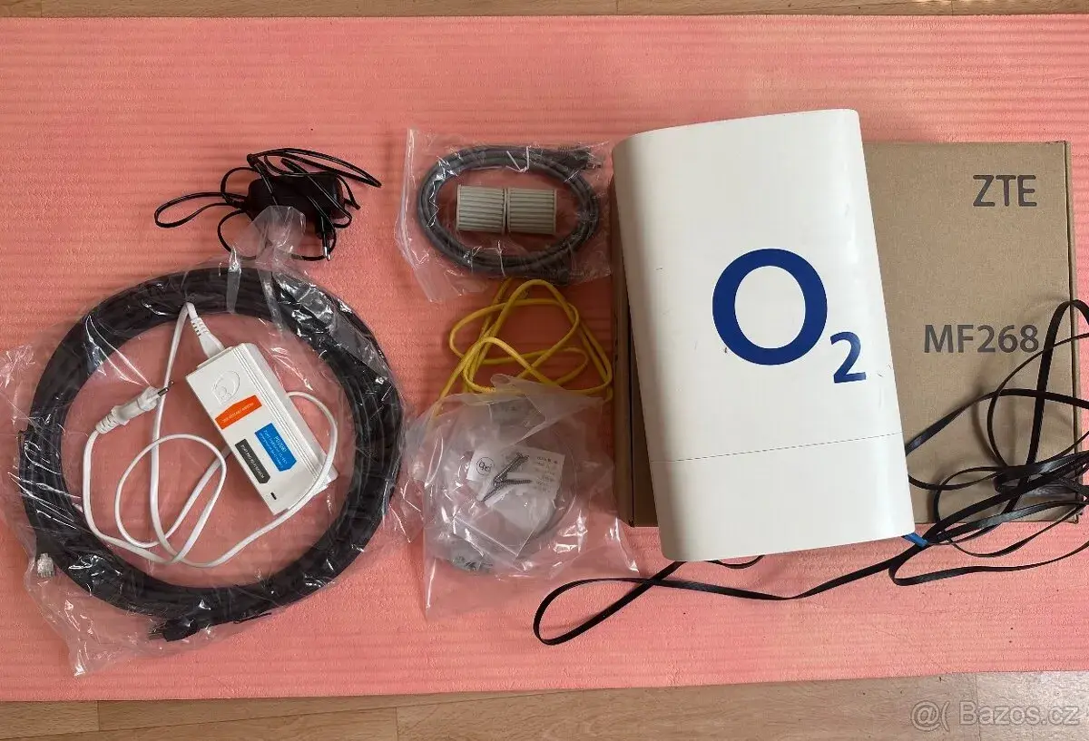 O2 Internet na doma – ZTE MF268 + Zyxel O2 GateWay – komplet