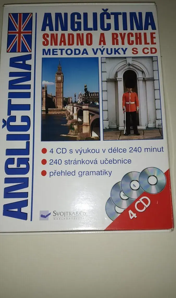 Angličtina snadno a rychle (kniha + 4CD)