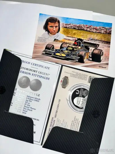 Stříbrná mince Emerson Fittipaldi 1 oz