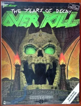 Kytarové tabulatury Overkill, Megadeth