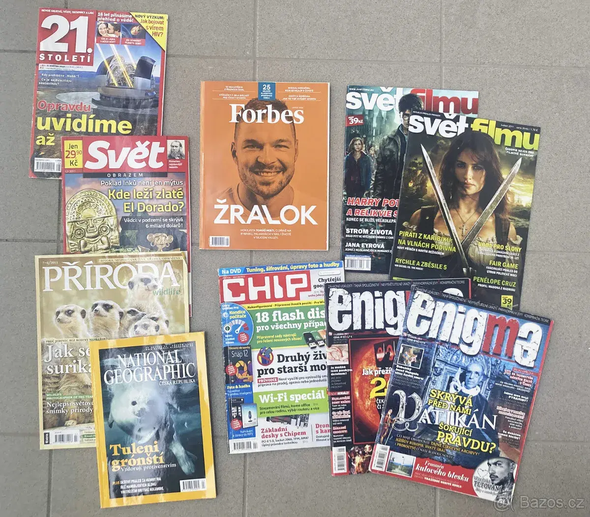 Populární časopisy do čekárny/na chatu (21. století, Forb.)