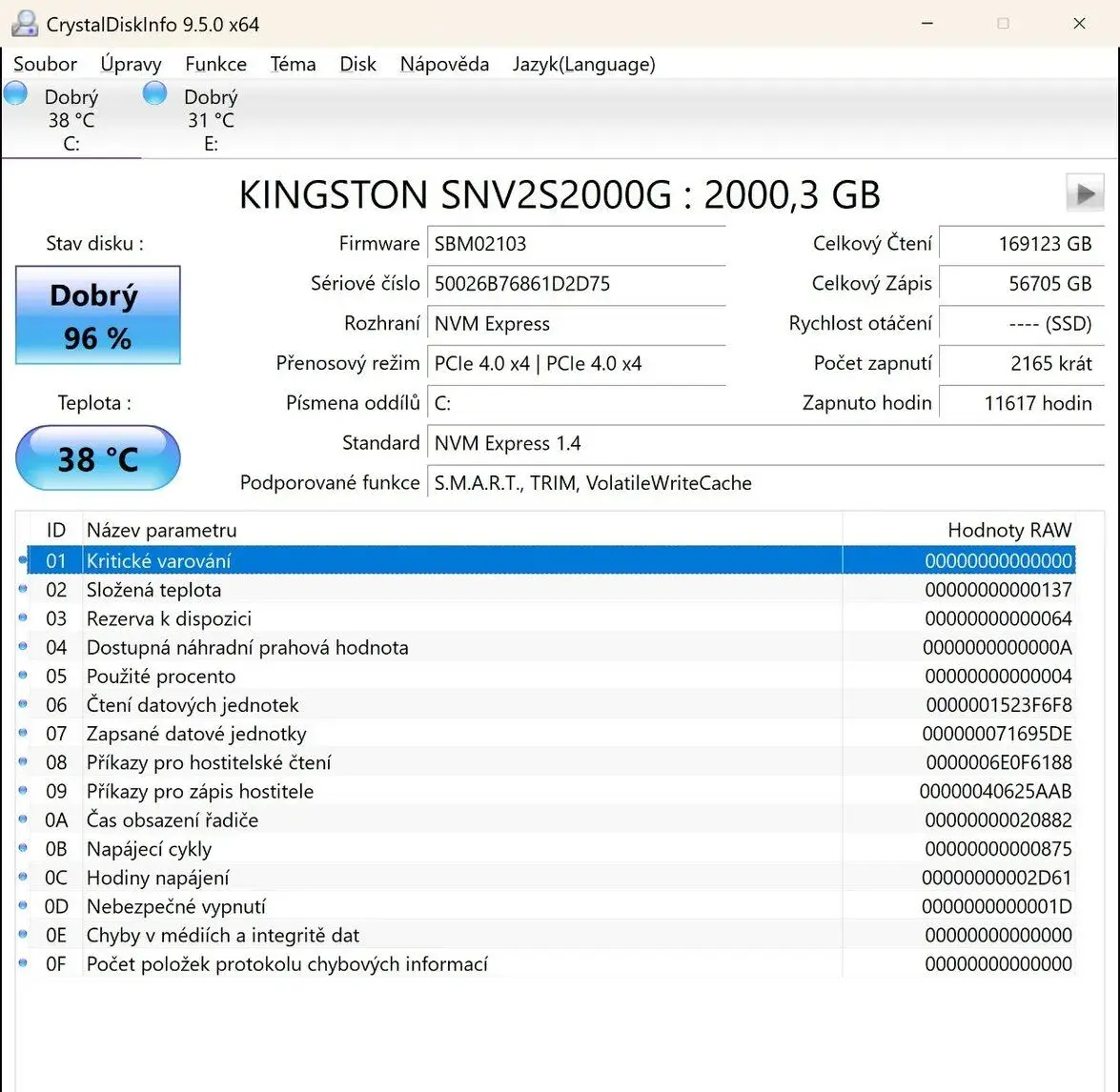 2TB SSD Kingston NV2