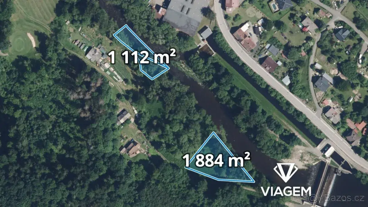 Zahrada 2 996 m², Podíl 50 % o výměře 1 081 m²