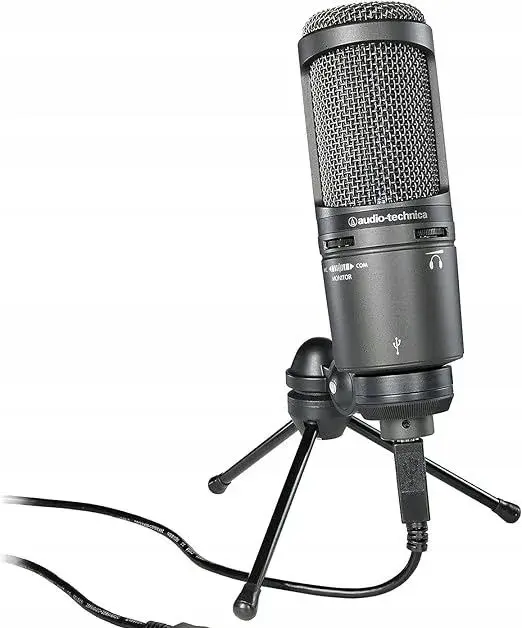 Studiový mikrofon k počítači Audio-Technica AT2020USB+