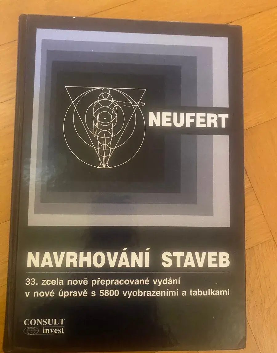 Kniha - Neufert - Navrhování staveb