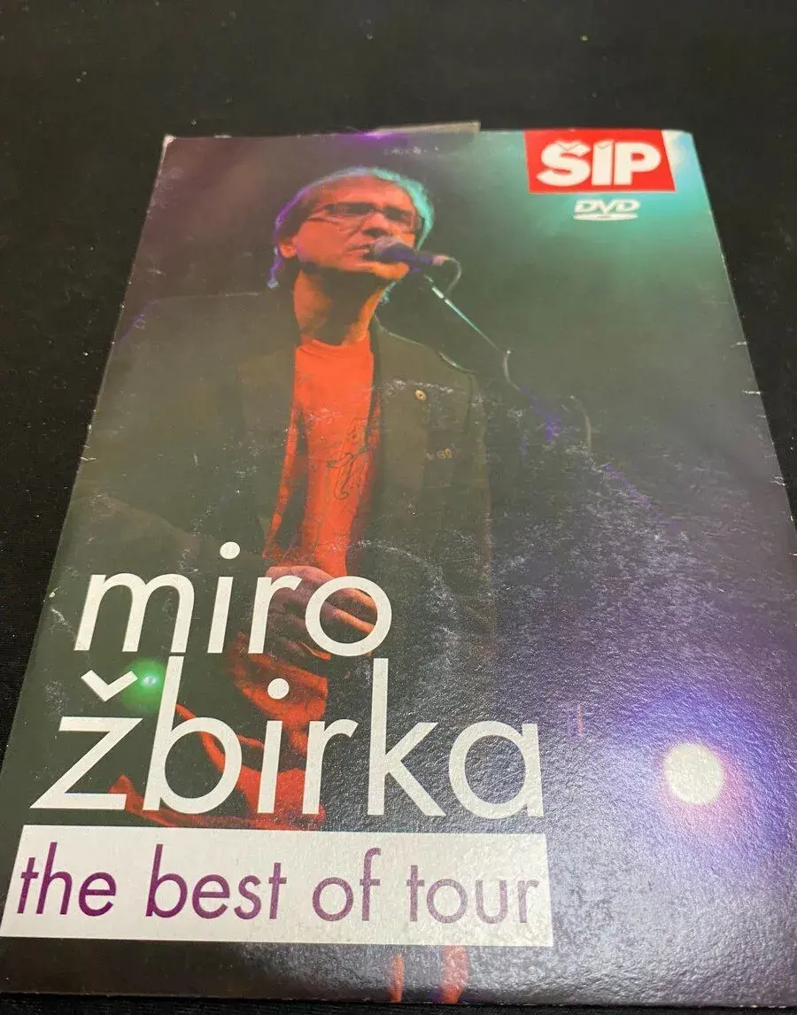 DVD: MIRO ŽBIRKA: THE BEST OF TOUR, 2008, ROZBALENO V POŠETC