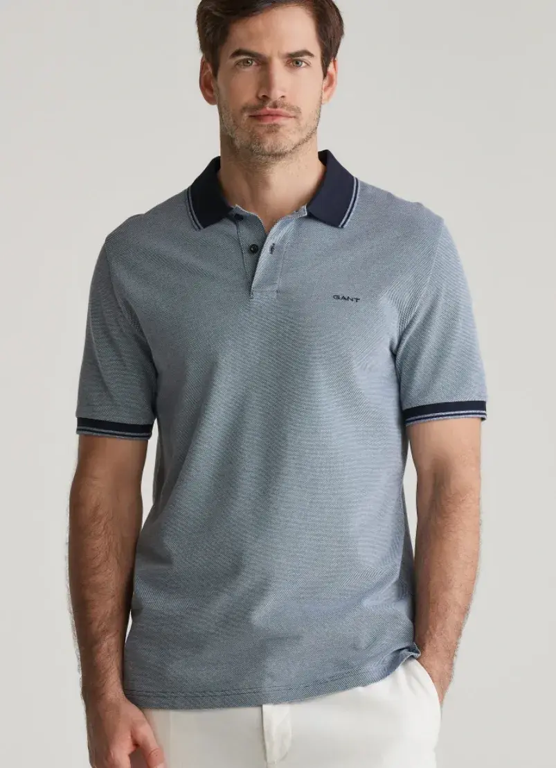 GANT KRÁSNÉ SLIM BAVLNĚNÉ PÁNSKÉ POLO TRIKO XL(L-XL)