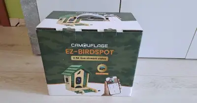 Chytré krmítko pro ptáky s kamerou - Camouflage EZ-BirdSpot