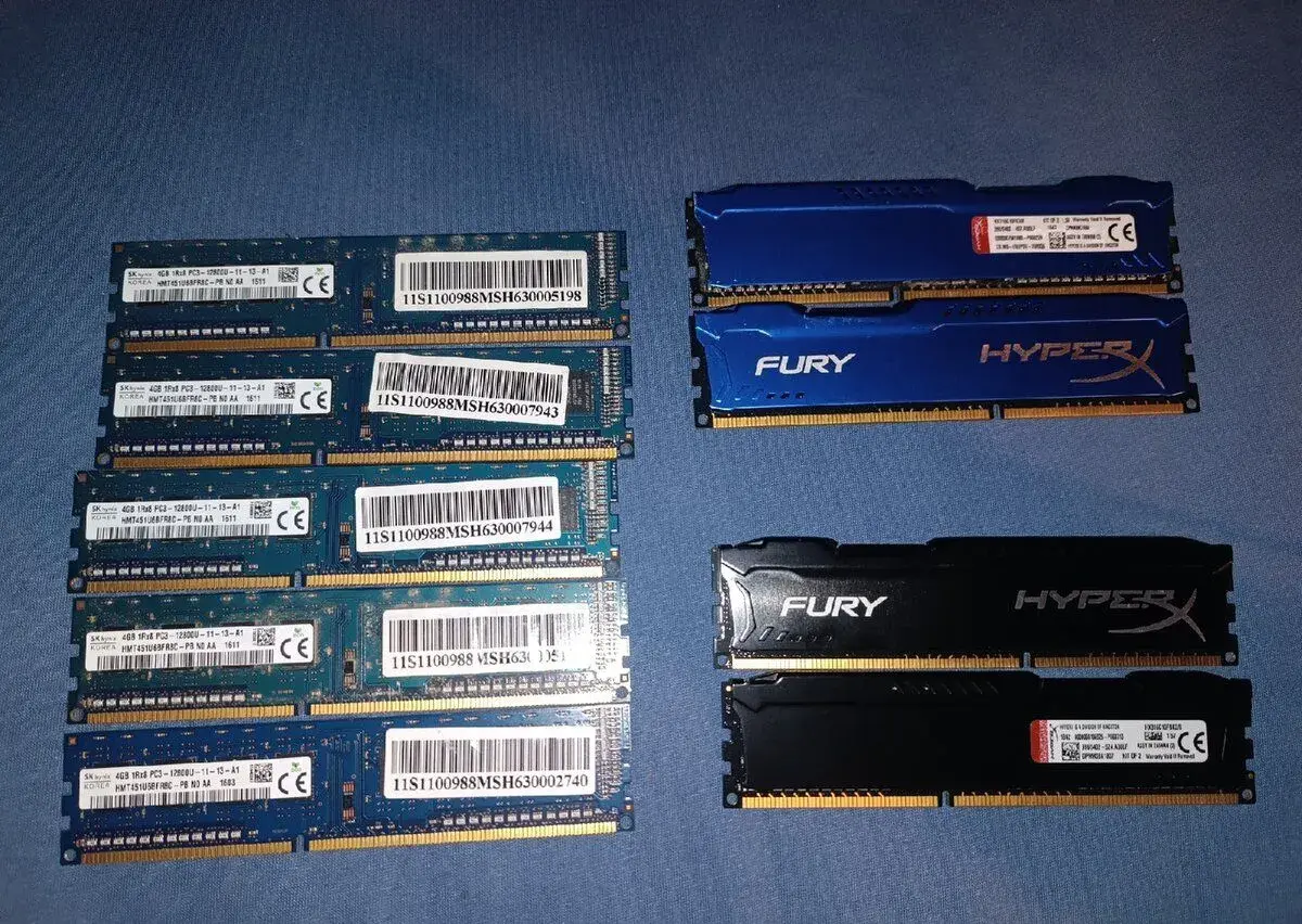 Paměti RAM DDR3 MIX