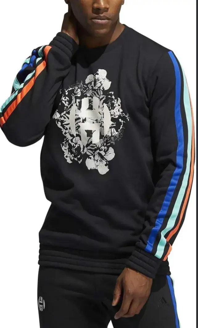 ADIDAS-HARDEN FLEECE S-M TEPLÁKOVÁ SOUPRAVA
