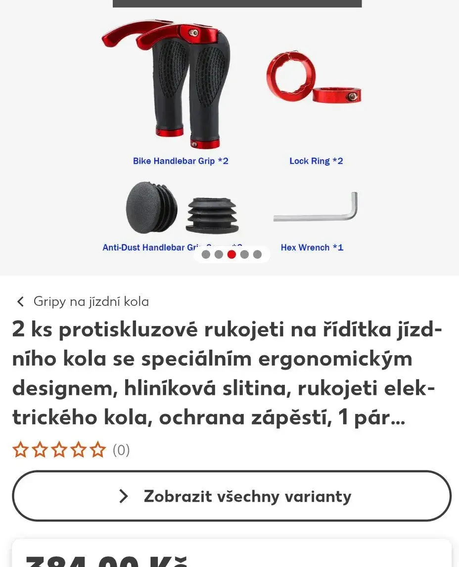 Ergonomické rukojeti (Gripy) na řidítka