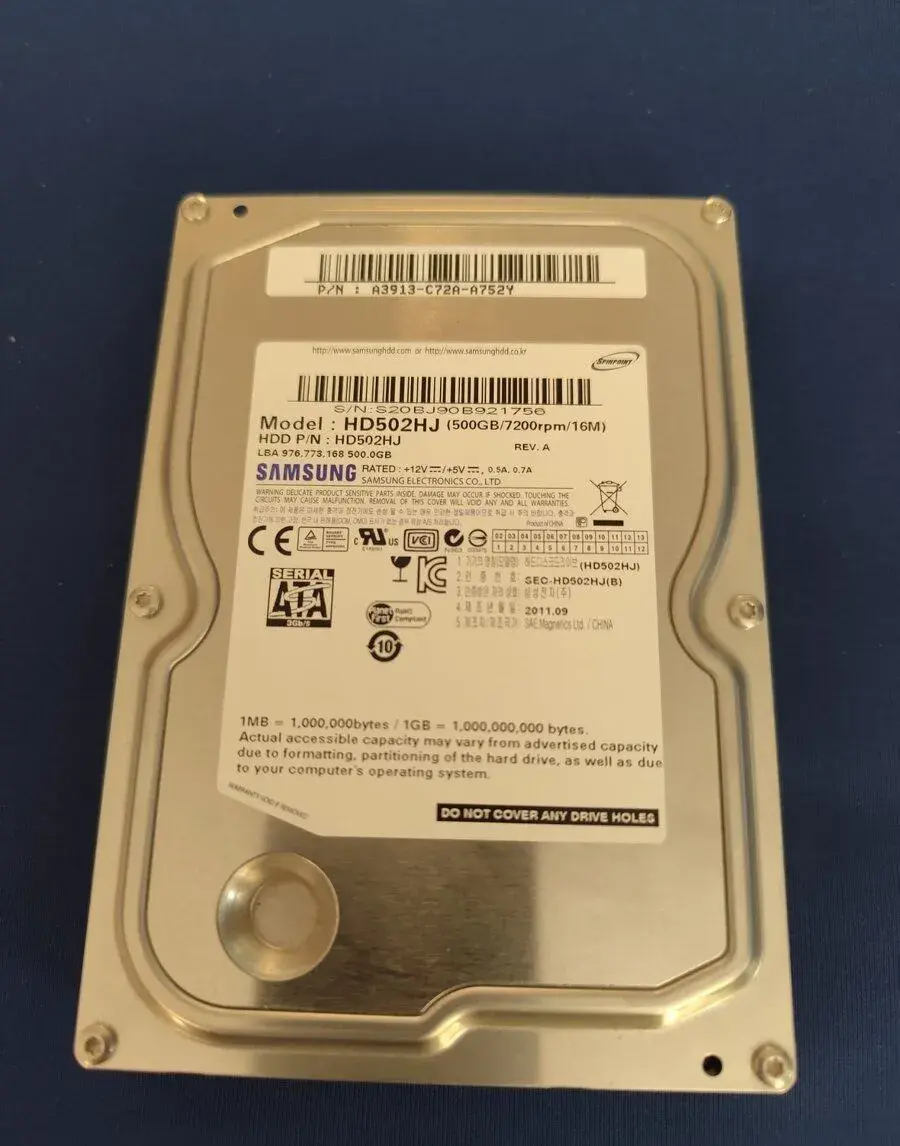 SAMSUNG 500GB 7.2k 16MB SATA II 3.5'' HD502HJ