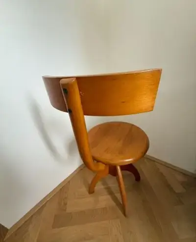 Originální retro kuchyňská židle – po renovaci, vintage