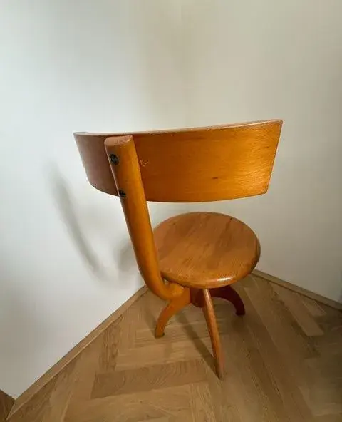 Originální retro kuchyňská židle – po renovaci, vintage