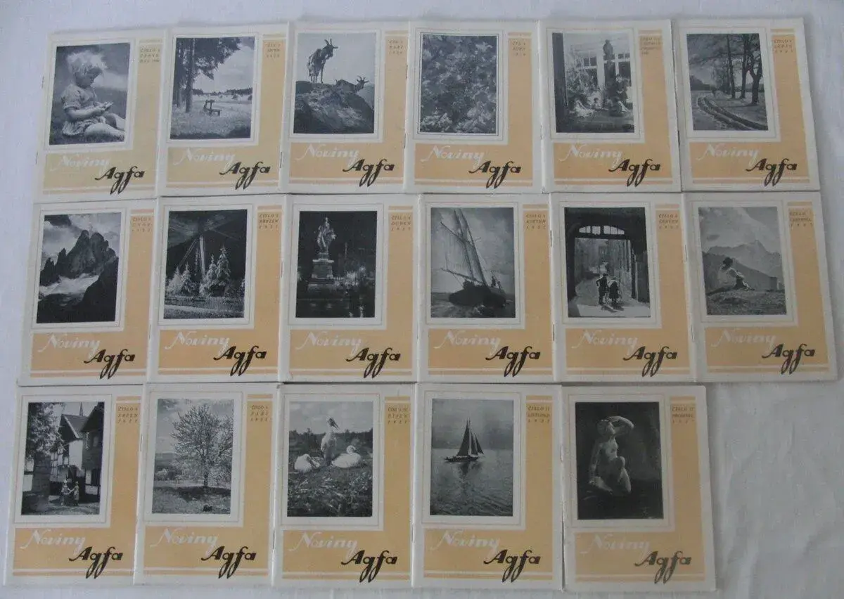 Noviny Agfa 1926-1927 - komplet vše, co vyšlo.