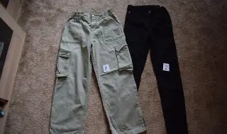 Cargo džíny, rifle, kalhoty 152 Primark